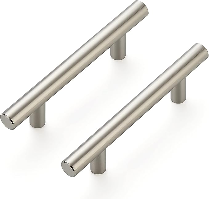 Ravinte 55 Pack 5'' Cabinet Pulls Brushed Nickel Stainless Steel Kitchen Drawer Pulls Cabinet Handles 3" Hole Center