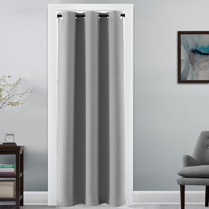 H.VERSAILTEX Doorway Curtain Blackout Closet Door Curtain Room Divider Window by HVERSAILTEX