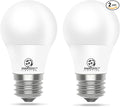Energetic 5.5W A15 LED Refrigerator Bulb, 40 Watt Equivalent, 5000K Daylight, Dimmable A15 Ceiling Fan Light Bulbs, E26 Base, 2 Pack