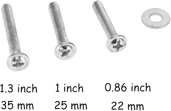 Joyhey 2 Pack 30 mm Diamond Shaped Glass Crystal Knobs with 3 Size Screws for Cabinet, Drawer, Cupboard, Dresser