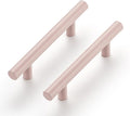 Ravinte 1 Pack | 5 Inch Cabinet Pulls Pink Stainless Steel Kitchen Drawer Pulls Cabinet Handles 5 InchLength, 3 Inch Hole Center