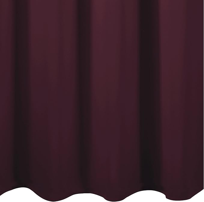 Burgundy Red Thermal Blackout Curtains/52 x 54 Inch/Set of 2 Panels Room - Image 9