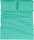 Mejoroom Full Size Sheet Set - Extra Soft Luxury Brushed Microfiber - 1800 Bedding Sheets with 16 Inch Deep Pocket - Breathable, Wrinkle, Fade & Stain Resistant - 4 Piece (Full, Mint)