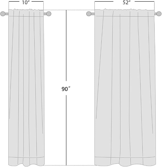 NICETOWN 100% Blackout Linen Curtains - Image 9