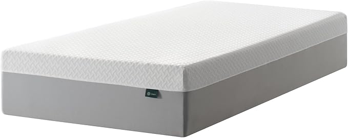 ZINUS 12 Inch Green Tea Essential Memory Foam Mattress [New Version], Twin, Fiberglass Free, Medium Feel, Breathable Airflow Memory Foam, Certified Safe Foams & Fabric, Mattress in A Box