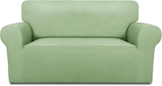 PureFit Stretch Loveseat Covers Fleece Couch Covers by PureFit