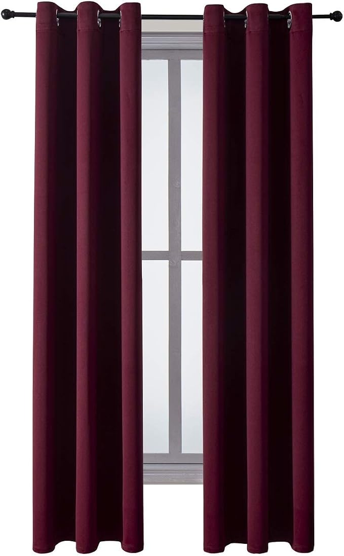 ChrisDowa Blackout Curtains for Bedroom and Living Room 84 Inches Long | 2 - Image 7