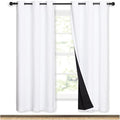 NICETOWN 100% Blackout Window Curtain Panels, Full Light Blocking Drapes by NICETOWN
