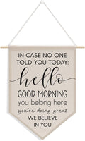 Funny High School Classroom Decor, Middle School Classroom Must Haves Canvas Hanging Pennant Flag Banner Wall Sign Decor for Bedroom Classroom Playroom Game Room Front Door