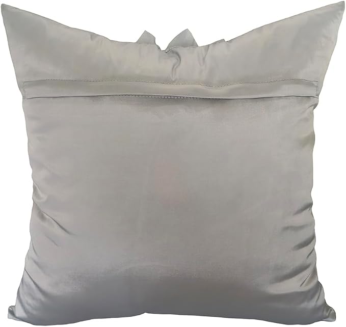 Grey Accent 3D Flower Decorative Throw Pillow Covers - Image 8