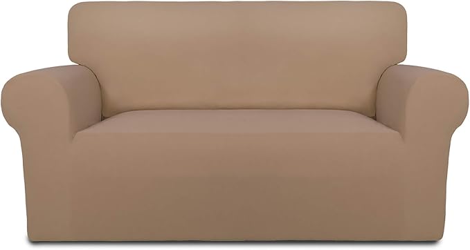 PureFit Stretch Loveseat Covers Fleece Couch Covers by PureFit