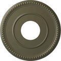 Ekena Millwork CM12BRPTF 12 1/2"OD X 3 7/8"ID X 3/4"P Bradford Ceiling Medallion Fits Canopies Up to 6 5/8", Painted Turtle