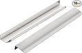 Ravinte Hardware 10 Pack Silver Cabinet Handles, 11.8 Inch (300mm) Finger Edge Pulls, 8.8 Inch Hole Center, Finger Pulls for Cabinets