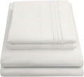Queen Size Bed Sheets - Breathable Luxury Sheets with Full Elastic & Secure Corner Straps Built In - 1800 Supreme Collection Extra Soft Deep Pocket Bedding Set, Sheet Set, Queen, Ivory
