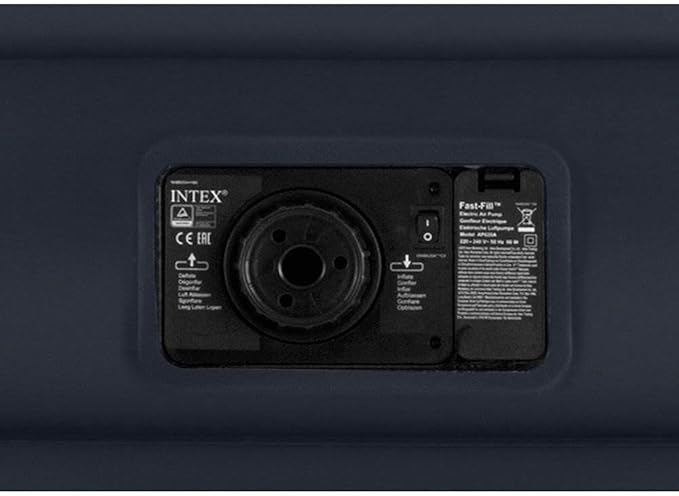 Intex Pillow Dura-Beam Series Rest Raised Airbed with Internal Pump (2020 Model)