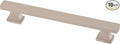 FRANKLIN BRASS Tiered Foot (10-Pack) Cabinet Handles 5-1/16" Hole Center Pulls | Satin Nickel Hardware Kitchen Door, Drawers, Dressers, Furniture P49574C-SN-B