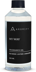 My Way Diffuser Oil, Inspired by 1 Hotel Miami Beach, 16.9 FL Oz, 500 mL, Hotel Scent Diffuser Oil, My Way Aromatherapy Blend of Essential Oils for Home & Office, Leather & Sandalwood Scent.