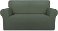 PureFit Stretch Loveseat Covers Fleece Couch Covers by PureFit
