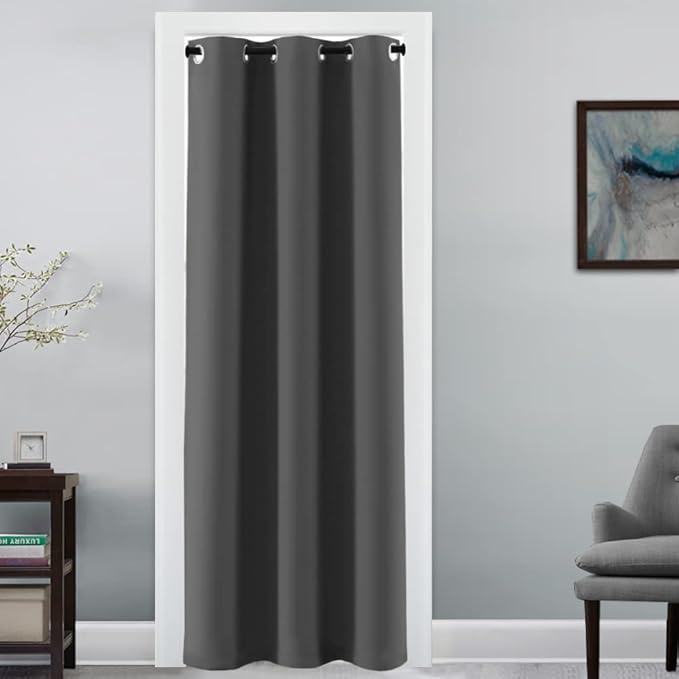 H.VERSAILTEX Doorway Curtain Blackout Closet Door Curtain Room Divider Window by HVERSAILTEX