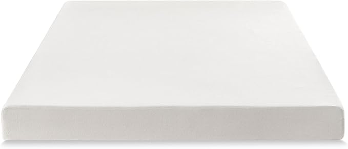Best Price Mattress 6 Inch King Mattress Bed-In-A-Box, Green Tea Memory Foam,White