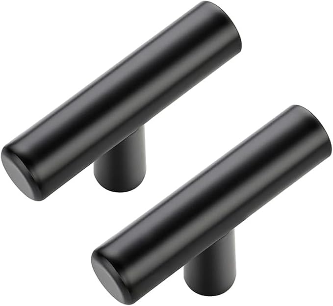 JOY DECOR 45 Pack Cabinet Knobs, Black Cabinet Handles, 2in Kitchen Cabient Knobs, Single Hole Drawer Knobs for Dresser Drawers