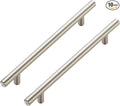 Ravinte 10 Pack 8-13/16 Inch Cabinet Handles Brushed Nickel Stainless Steel Kitchen Drawer PullsCupboard Cabinet Pulls 8-13/16"Length,6-1/4" Hole Center