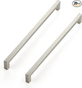 Ravinte 20 Pack 11-5/16 Inch Square Cabinet Handles - Brushed Nickel Stainless Steel Drawer Pulls for Kitchen Hardware