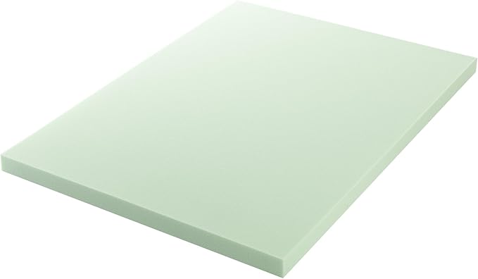 ZINUS 3 Inch Green Tea Memory Foam Mattress Topper, Smaller, More Convenient WonderBox Packaging, Pressure-Relieving Layers, CertiPUR-US Certified, Twin
