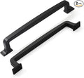 khtumeware 2 Pack 6-1/4 Inch Matte Black Cabinet Pulls, Kitchen Cabinet Hardware, Drawer Handles