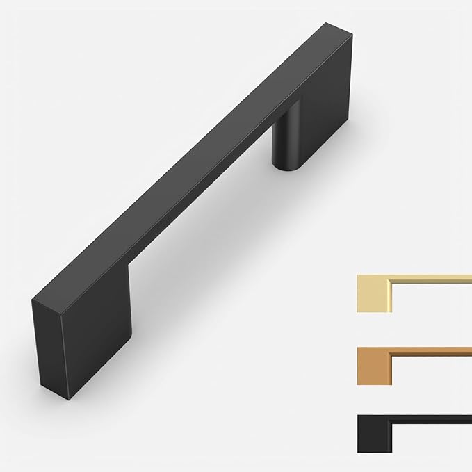 10 Pack Matte Black Cabinet Pulls 3 Inch Cabinets Handles Kitchen Hardware for Cabinets Black Dresser Pulls