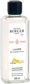 MAISON BERGER - Orange Blossom - Lampe Berger Fragrance Refill for Home Fragrance Oil Diffuser - 16.9 Fluid Ounces - 500 milliliters