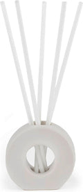 ScentAir Infused Liquidless Reeds | Includes 25 Flameless Reeds and 1 Decorative Vase, White | Essential Oil Aroma Diffuser Sticks | Fresh Spa Scents | Gifting Fragrance | Eucalyptus Mint