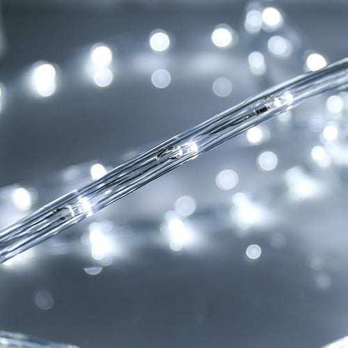 100 Feet 720 LED Rope Lights,2-Wire Low Voltage Waterproof Rope Lights Outdoor,Indoor Background Lighting Idear for Trees,Bridges,Eaves,Pool,Wedding Use(White)