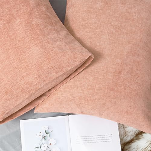 CaliTime Decorative Standard Throw Pillow Covers 26 X 20 Inches Dusty Pink | - Image 6