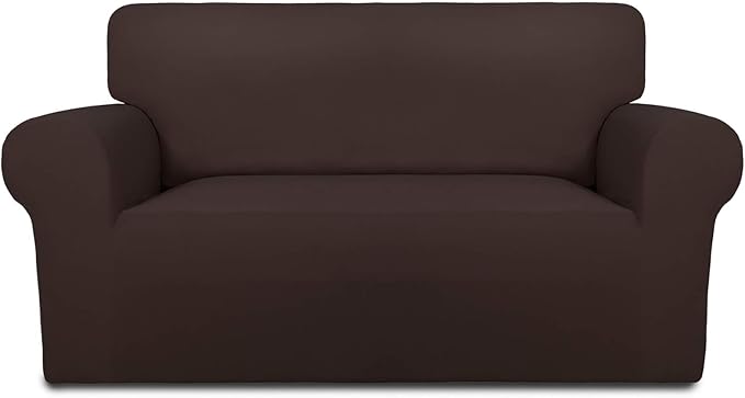 PureFit Stretch Loveseat Covers Fleece Couch Covers by PureFit