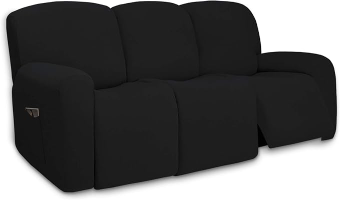 PureFit Super Stretch 3 Seats Recliner Sofa Couch Cover by PureFit