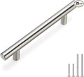 homdiy 25Pack Cabinet Handles Brushed Nickel Cabinet Pulls 3-3/4in Hole Center - HD201SN Kitchen Hardware for Cabinets Sliver Cabinet Hardware Pulls for Bathroom, Bedroom,Wardrobe