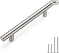 homdiy Cabinet Pulls Brushed Nickel - HD201SN Cabinet Hardware 3-3/4in(96mm) Hole Centers Drawer Pulls for Kitchen Cabinets