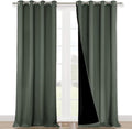 NICETOWN 100% Blackout Curtains 102" Long, Pair of Energy Smart & Noise by NICETOWN