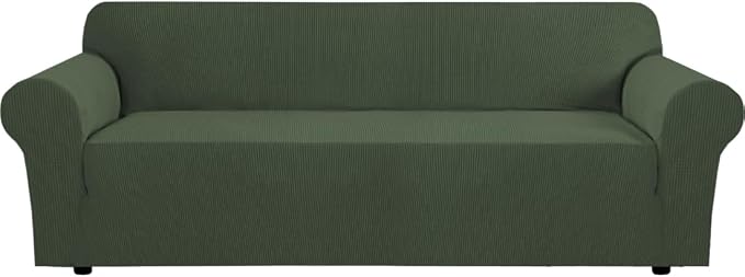 H.VERSAILTEX Stretch Oversized Couch Cover 1 Piece Sofa Slipcovers by HVERSAILTEX