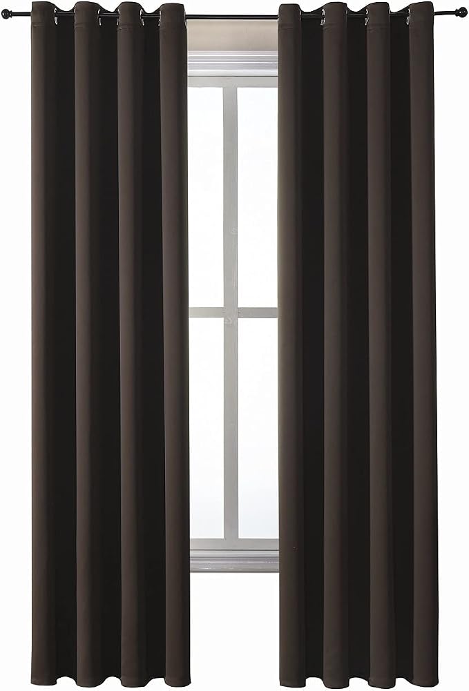 ChrisDowa Blackout Curtains for Bedroom and Living Room 95 Inches Long | 2 - Image 7
