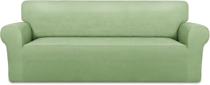 PureFit Stretch Couch Covers for Sofa Large Sofa Slipcovers Sage Green | by PureFit