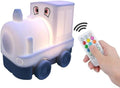 Kids Night Light, USB Rechargeable, 9 Color-Changing, Eye-Caring, Remote & Touch Control, Adjustable Brightness, Girl & Boy Gift - Train