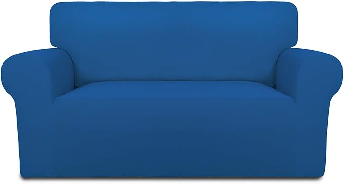 PureFit Stretch Loveseat Covers Fleece Couch Covers by PureFit