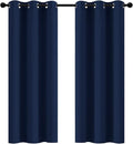 Yakamok Room Darkening Curtains 42x72 inch Length Navy Blue-Living Room | 2 by Yakamok