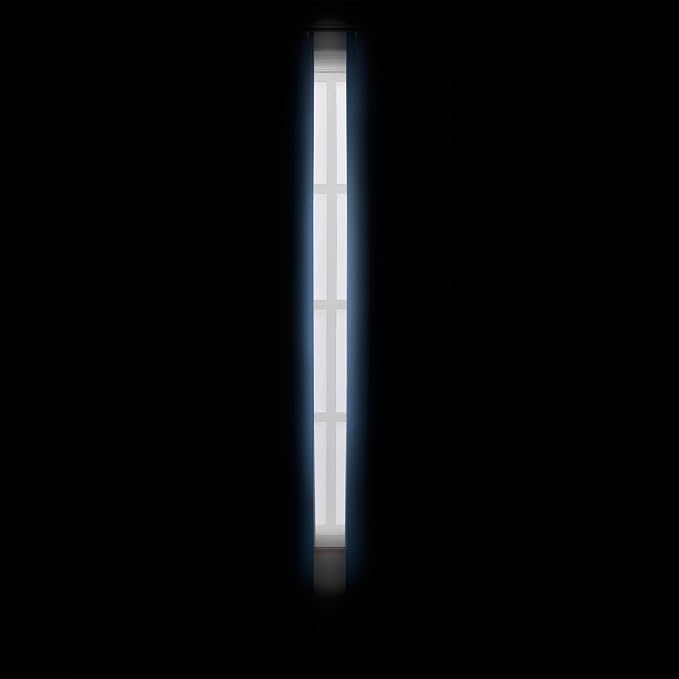 Sky Blue Blackout Curtains 34 x 84 Inch Length/Set of 2 Curtain Panels/Thermal - Image 3