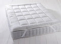 Royal Hotel Bedding Mattress Topper, Queen, 2 Inches Hypoallergenic Overfilled Down Alternative Anchor Bands Mattress Topper