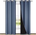 NICETOWN Blackout Curtains 80 inches Long, Full Light Blocking Drapes by NICETOWN