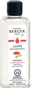 Creme Brulee | Lampe Berger Fragrance Refill by Maison Berger | for Home Fragrance Oil Diffuser | Purifying and perfuming Your Home | 16.9 Fluid Ounces - 500 milliliters | Made in France