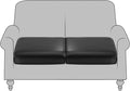 Fuloon Faux Leather Couch Cushion Slipcover, Waterproof Stretch Covers by Fuloon